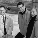 Das Trio ist in guter Laune: Wenzel Grund, Sven Bachmann, Eveline Eichenberger
The trio is in a good mood: Wenzel Grund, Sven Bachmann, Eveline Eichenberger